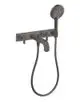 AXOR-HG-AXOR-Citterio-3-Loch-Wannenarmatur-Unterputz-fuer-Wandmontage-mit-Kreuzgriffen-und-Platte-Brushed-Black-Chrome-39441340 gallery number 1
